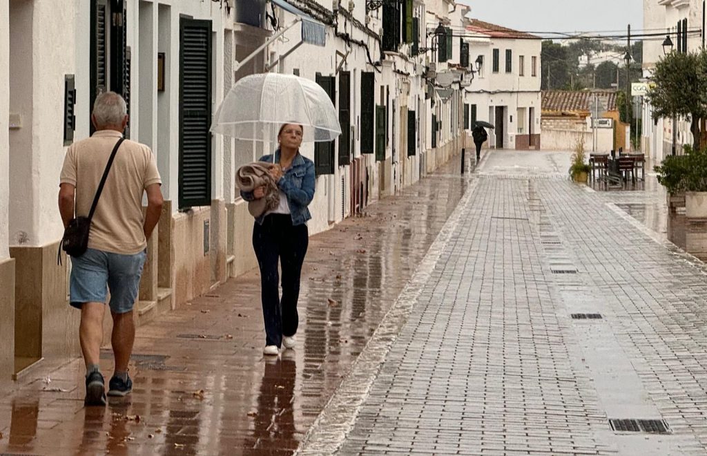 Lluvia persistente.