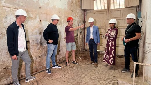 Visita a las obras.