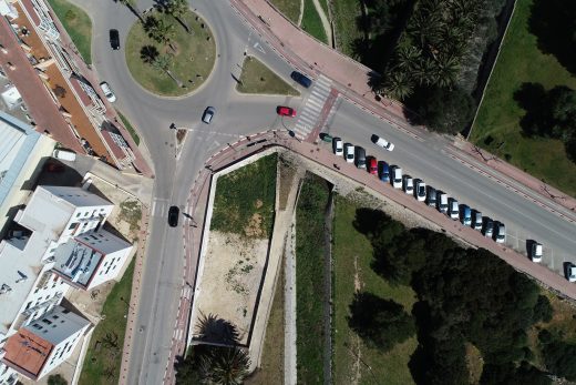 Imagen aérea de la zona.