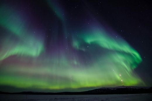 Aurora boreal.