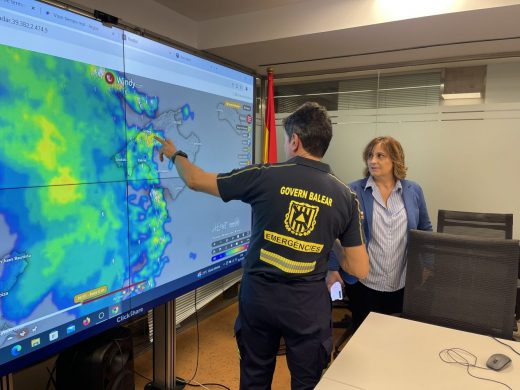 Seguimiento de la dana desde el 112.