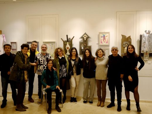 (Fotos) La exposición artística “Sincronies” llena Ca n’Ángel en su inauguración