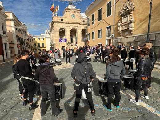 Batucada contra la violencia machista del 2023.