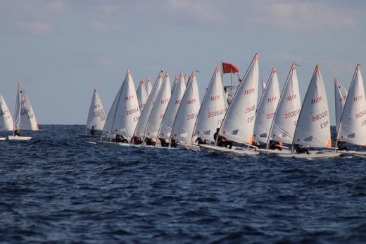 Imagen de un momento de la regata.