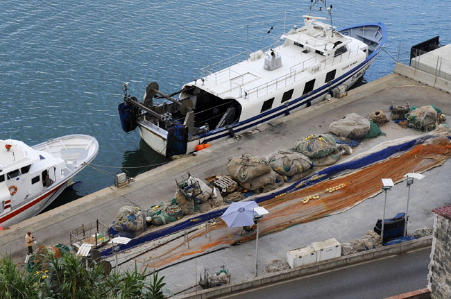 Las barcas siguen sin salir a faenar (Foto: Tolo Mercadal)