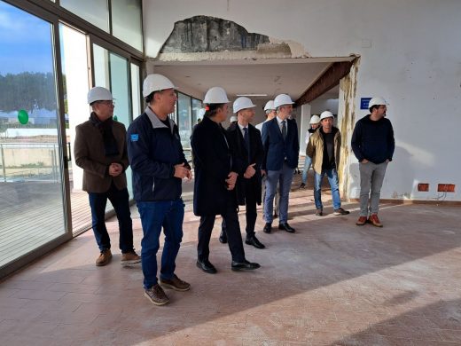 (Fotos) El conseller Vera visita las obras del nuevo CIFP de Ciutadella