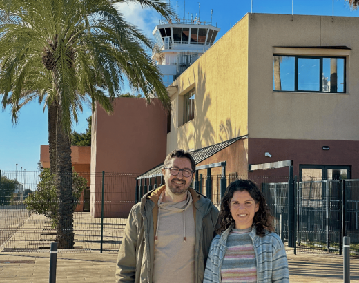 Esteve Barceló y Noemi García.