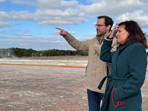 Héctor Pons, en los depósitos de Turó.