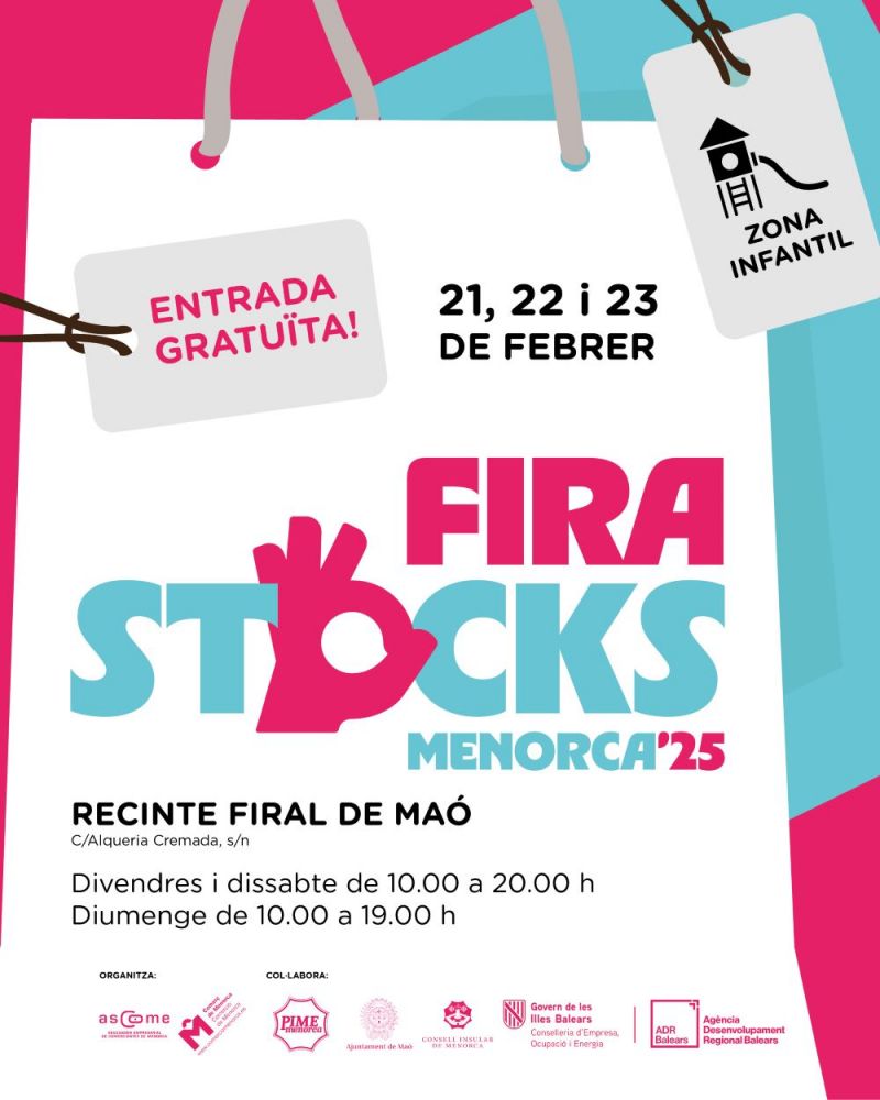 Cartel de la Feria Stocks Menorca 2025