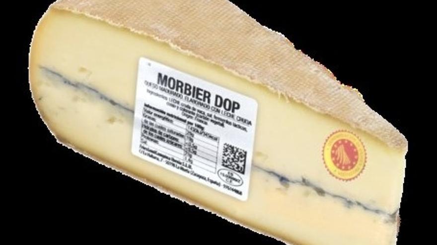 Una de las cuñas de la marca de queso francesa.