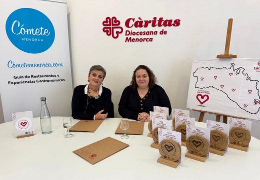 Cáritas Menorca y Cómete Menorca colaboran en este proyecto solidario.