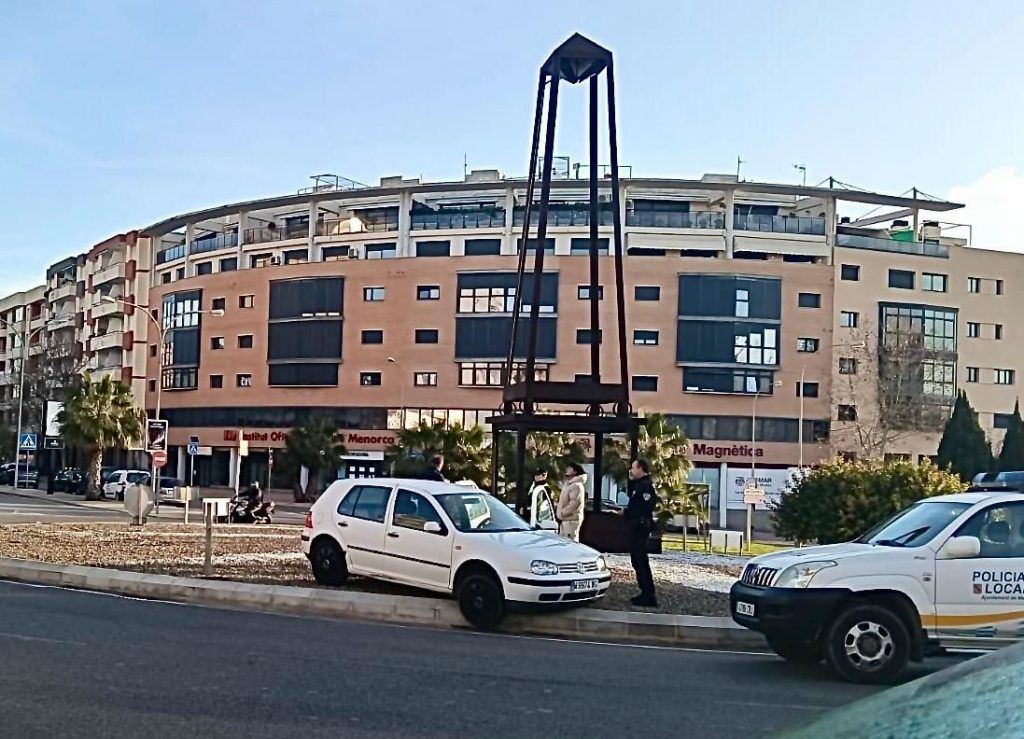 La Policía Local de Maó se ha personado en el lugar de los hechos