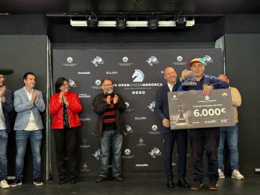 El GM Vasyl Ivanchuk conquista el IV Open Chess Menorca