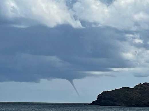 Un “cap de fibló” en la costa.