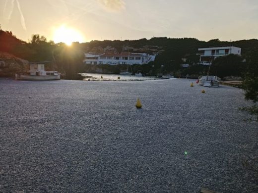 (Fotos) El azul de las velellas vuelve a invadir la costa de Cala Sant Esteve