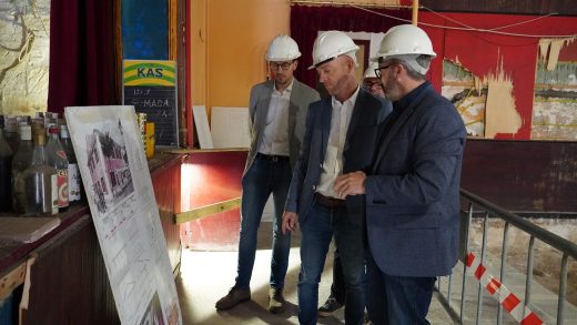 Visita institucional a las obras.