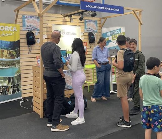 El estand de Menorca Activa en la Ferie de Alaior.