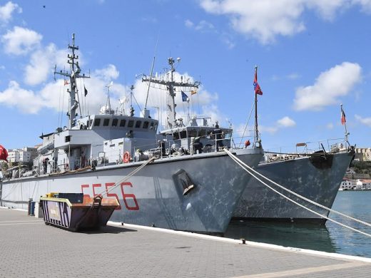 (Fotos) El puerto de Maó se llena de buques militares por el ejercicio ESP MINEX 25
