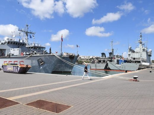 (Fotos) El puerto de Maó se llena de buques militares por el ejercicio ESP MINEX 25