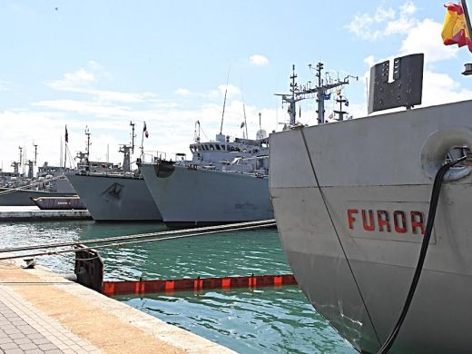 (Fotos) El puerto de Maó se llena de buques militares por el ejercicio ESP MINEX 25