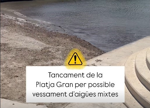 Platja gran.
