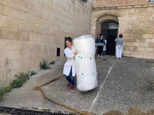 (Fotos y vídeo) El Museo de Menorca pone a prueba su Plan de Salvaguarda con un simulacro de incendio