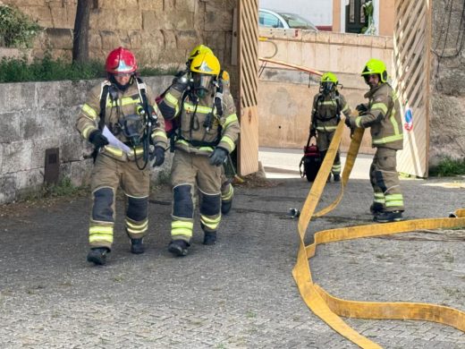 (Fotos y vídeo) El Museo de Menorca pone a prueba su Plan de Salvaguarda con un simulacro de incendio