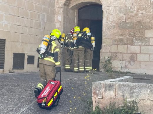 (Fotos y vídeo) El Museo de Menorca pone a prueba su Plan de Salvaguarda con un simulacro de incendio