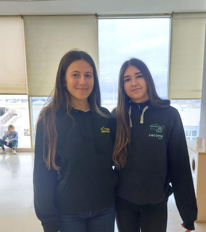 Clara Allès y Nicole Bagur.