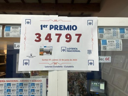 El número ganador.