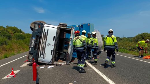 Una imagen del accidente.