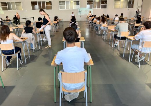 Exámenes en Menorca.